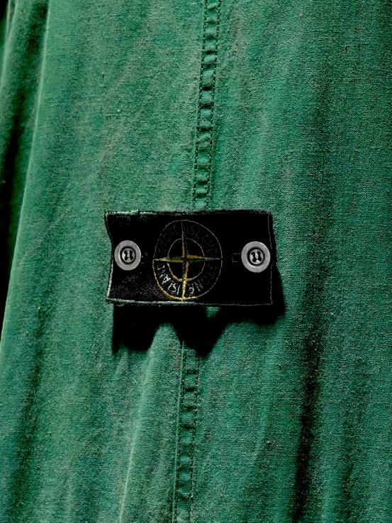 Stone Island Logo upon an overshirt
