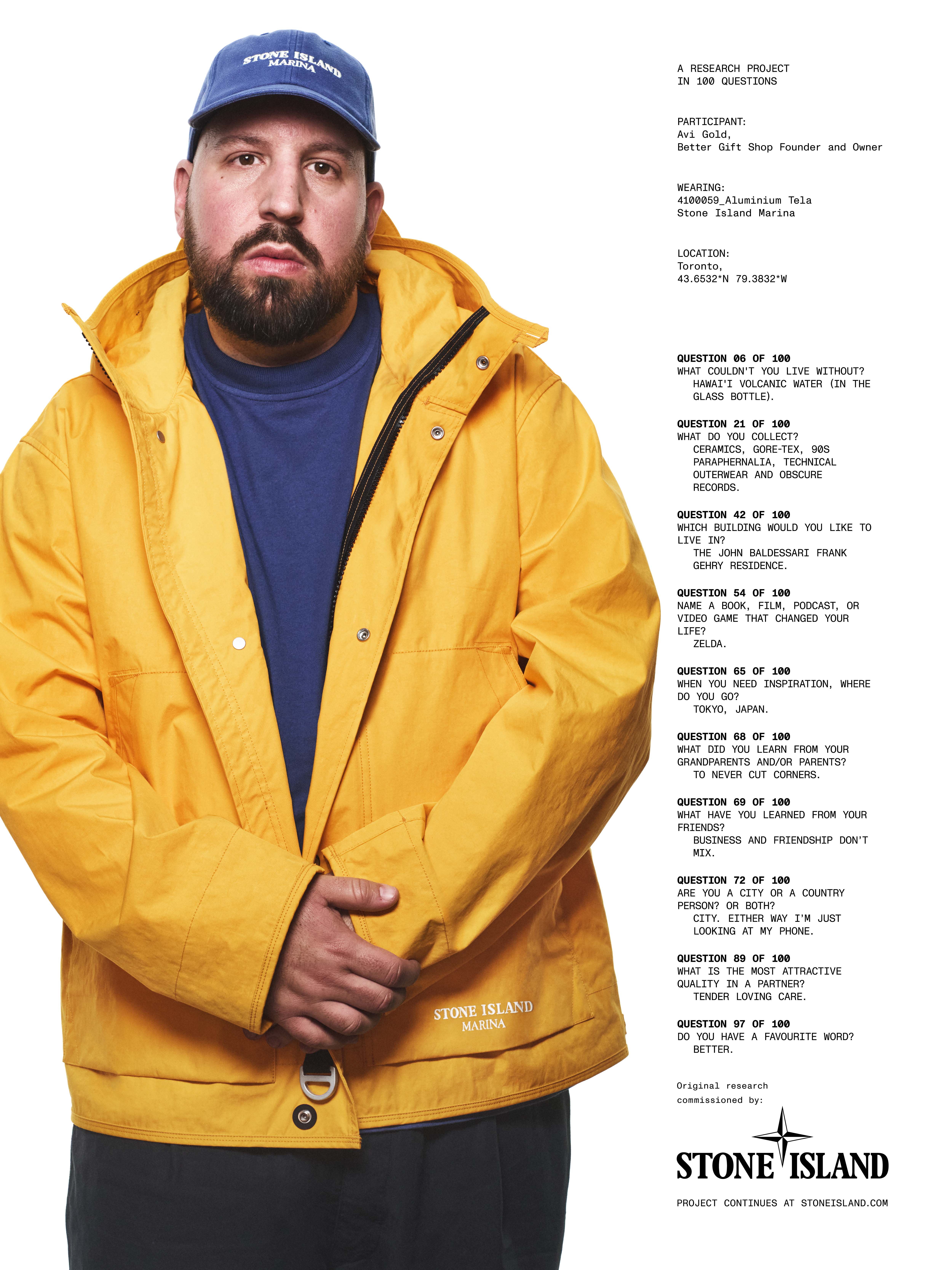 Avi Gold in Stone Island Marina | Spring Summer 2025