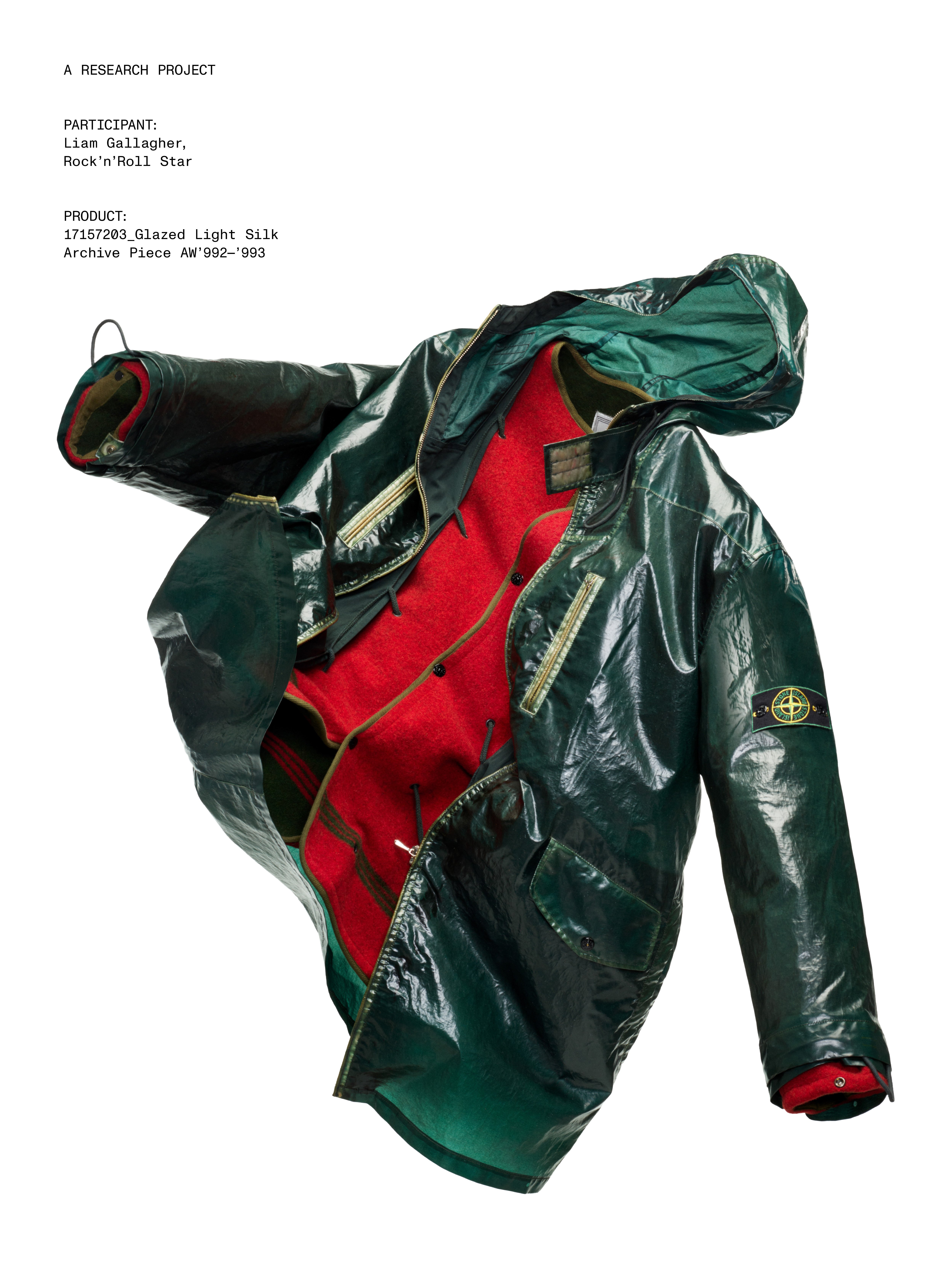 Liam Gallagher for Stone Island Autumn_Winter '024-'025 Liam Gallagher for Stone Island Autumn_Winter '024-'025