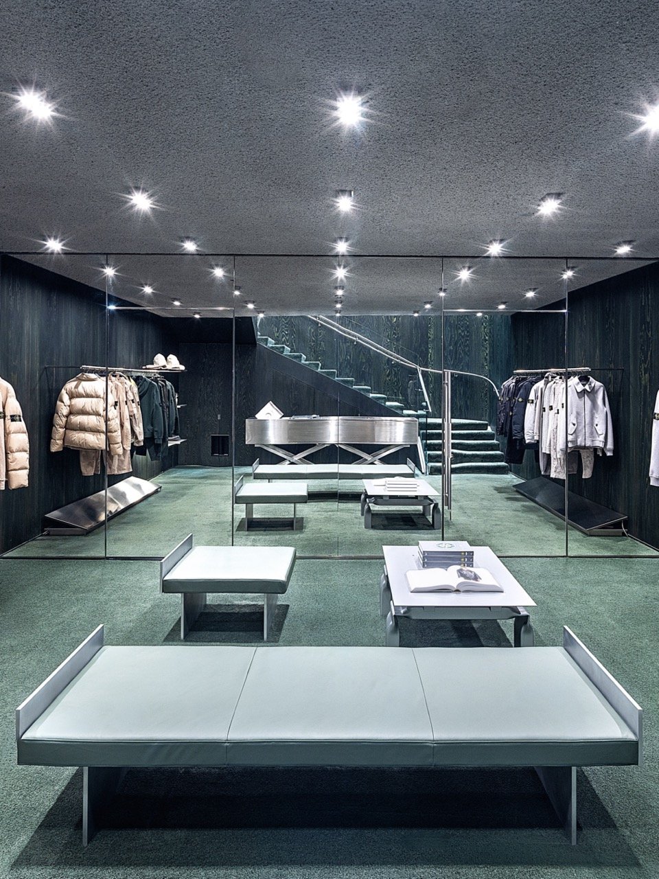 Downstairs of Stone Island store at NY